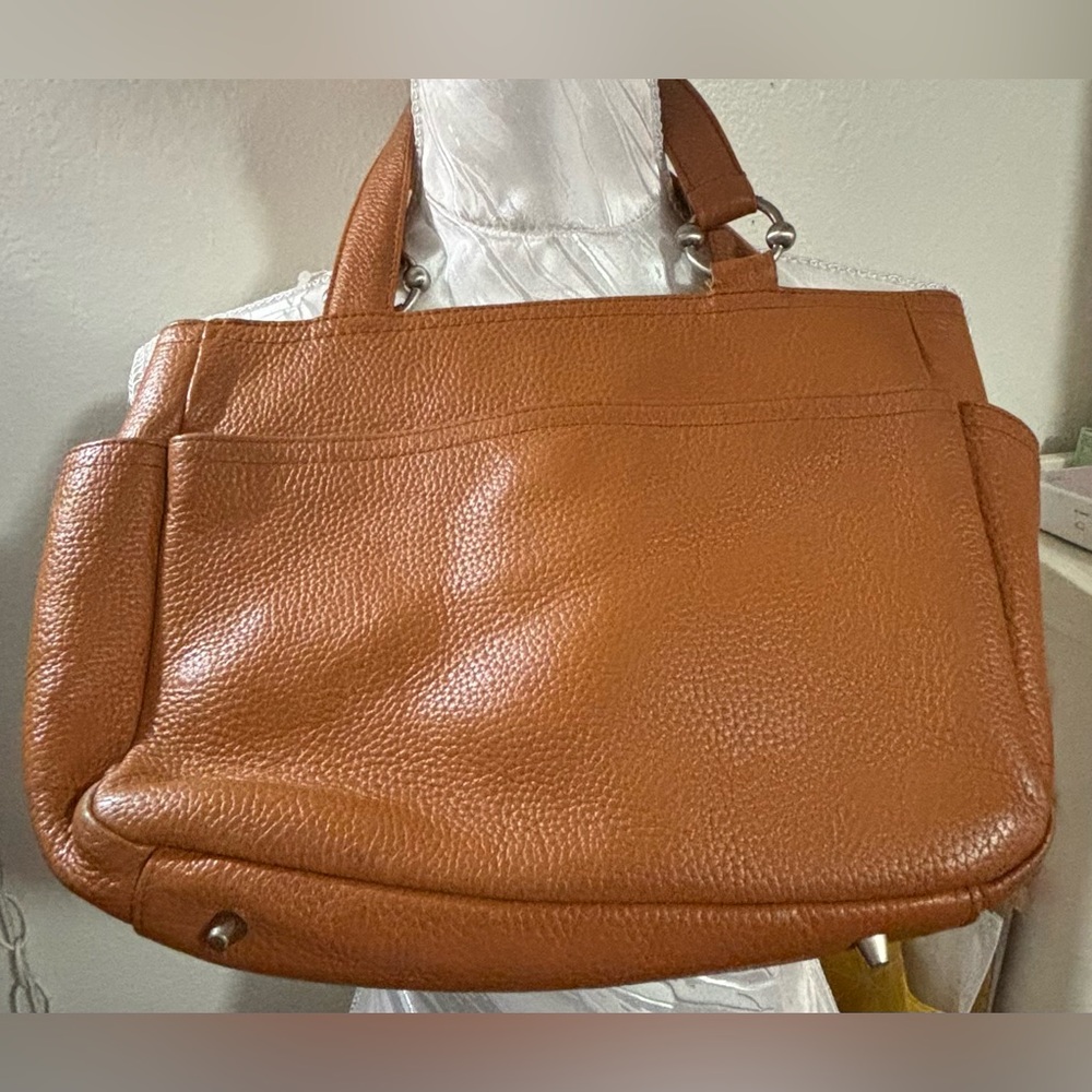 FURLA Elegant Tan Leather HandBag